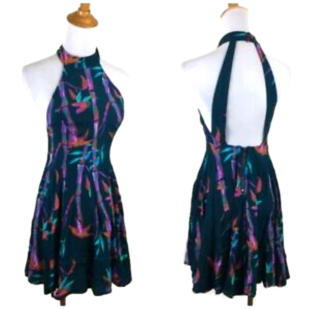 Med teal dress from Urban Outfitters